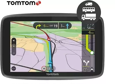 £94.99 • Buy TomTom GO Professional 6200 Truck Sat Nav With Europe Maps Wi-Fi NO(ACCESSORIES)