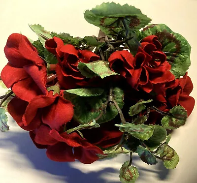 Longaberger Collectors Club Miniature Geranium Silk Flowers-Multiple Available! • $14.95