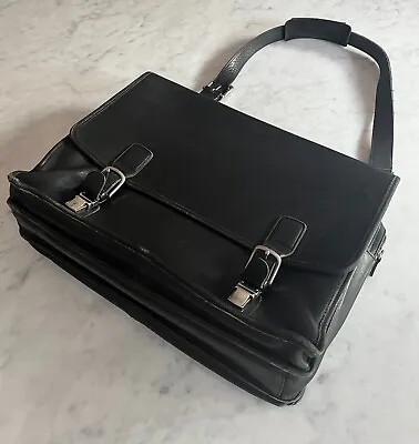 Coach Kos-5310 Black Leather Briefcase Vintage • $35