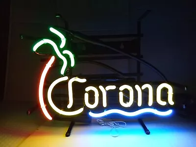 Everton  CORONA BEER Neon Bar Sign Everbrite 16X12  Real Metal Base  • $256.45