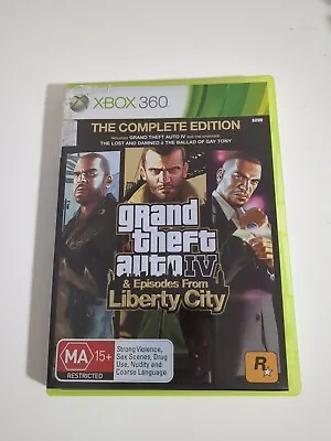 Grand Theft Auto IV COMPLETE EDITION + Xbox 360 Xbox One GTA 4 • $22.66