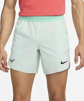 Nike Court Dri-Fit ADV Rafa Nadal 7” Tennis Shorts DV2881-346 Men Size L Large • $59.99