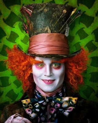£5 • Buy Johnny Depp 8x10 Photo -  The Mad Hatter In Tim Burton's Alice In Wonderland  65