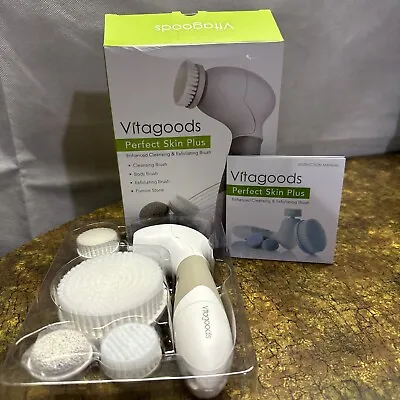 Vitagoods Perfect Skin Plus Cleansing & Exfoliating Brush For Face & Body • $19.99