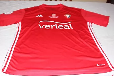 T-Shirt Cup Final King 2023 Osasuna Adidas Size XL Of The Dorsal No 6 Torró • £102.56