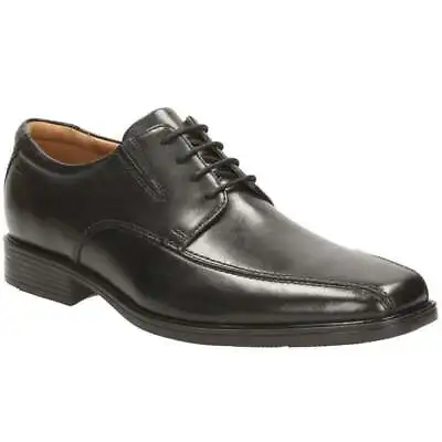 Clarks Tilden Walk Men Stylish Formal Black / Brown Leather Shoes 6 7 8 9 10 • £49.95