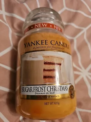 Yankee Candle Sugar Frost Christmas Large Jar - Retired 2018 Limited Edition  • £29.95