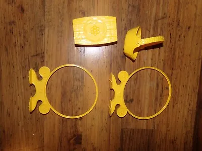 Vintage My Little Pony Yellow Dream Castle Hoops Table Basket Accessories • $9.99