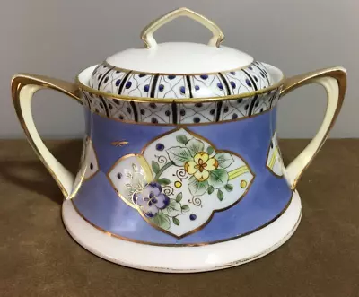 Vintage Meito China Hand Painted Covered Vegetable Dish • $35