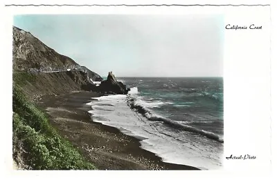 LA JOLLA CA Postcard COAST San Diego County CALIFORNIA Actual Photo Co. RPPC • $6.99