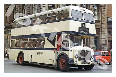 Bus Photograph SHEFFIELD C.T. 376 HWE [1376] '72 • £1.25