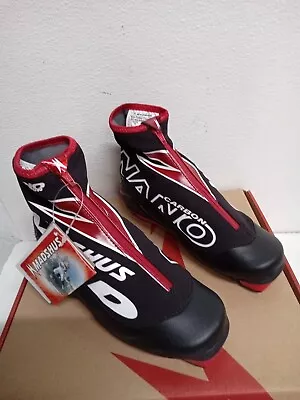 Madshus Nano Carbon Classic Cross Country Ski Boots EU36 US 3.5 Black Red #2n3 • $76