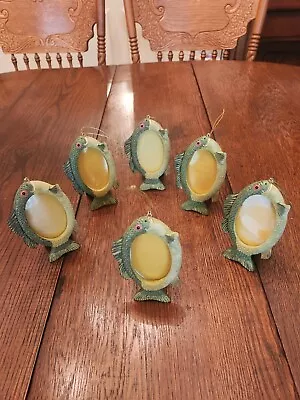 Set Of 6 Fisherman Decor Mini Picture Frames New • $15