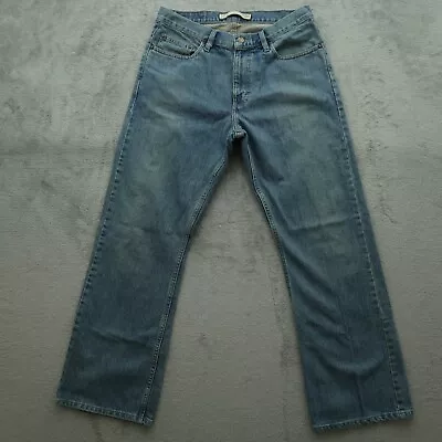 Vintage Express Rodeo Punk Jeans Men's 31 Blue Denim Pants 32x31-Measured • $19.89