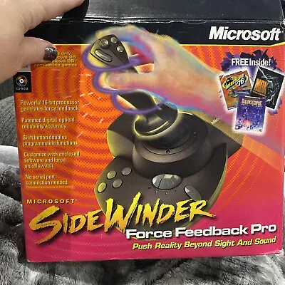 Vintage Microsoft Sidewinder Precision Pro Joystick W/game Pad • $65