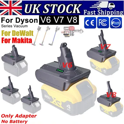 Vacuums Battery Converter Adapter For DeWalt 18V To For Dyson V6/V7/V8 Series UK • £9.80