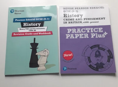 £3 • Buy HISTORY GCSE REVISION Practice Edexcel Pearson HENRY VIII And CRIME & PUNISHMENT
