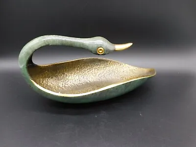 Pal-Bell Co. Brass Swan/Goose Heavy Candy Dish/Ashtray Decorative Made In Israel • $45.50