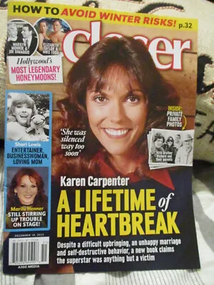 Closer 12/18/23 Karen Carpenter Shari Lewis Mitzi Gaynor • $16.99