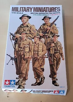 Tamiya 1:35 Military Miniature Model Kit ~ British Infantry On Patrol • £4.99