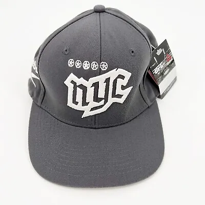 NWT Reebok UFC NYC Gray Embroidered Hat Snap Back Adjustable One Size • $14.88