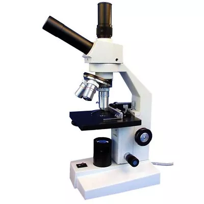 AmScope 40x-800x Biological 2-View Compound Microscope With Mechanical Stage • $207.99