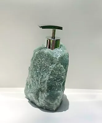 Green Aventurine Quartz Soap Dispenser Made In Crystal Rock • $120