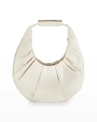 $299 • Buy Last One! New Staud Soft Pleated Moon Bag Cream $395