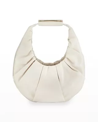 $399 • Buy Last One! New Staud Soft Pleated Moon Bag Cream