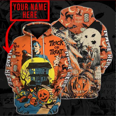 Personalized Michael Myers Trick Or Treat 3D HOODIE All Over Print • $26.58