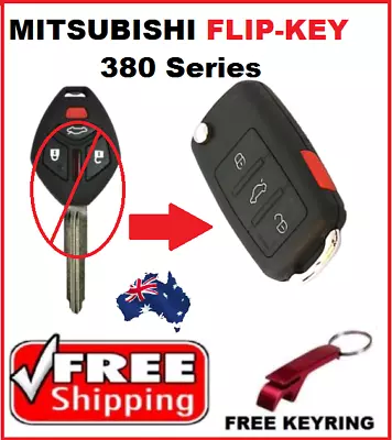 $49.75 • Buy Suitable For Mitsubishi 380 Remote  Flip Car Key  Keyless Entry Fob 2005 - 2008 