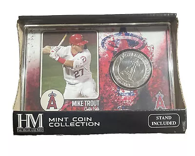 Mike Trout Highland Mint Silver Plated Coin Angels Limited Edition /5000 MLB • $19.95