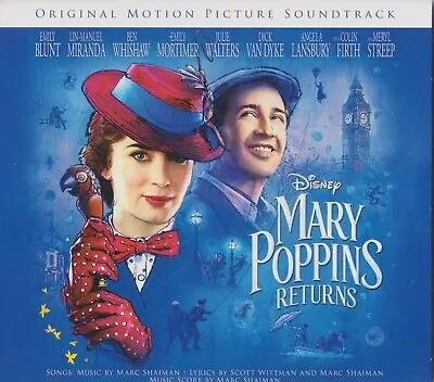 CD Disney's Mary Poppins Returns Original Movie Soundtrack Lin-Mauel Miranda • $2.98