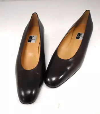 Jaime Mascaro (Menorca) Ladies Brown Leather Court Shoes Size 40 UK7 New No Box • £16.99