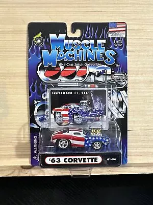 2001 Muscle Machines September 11 Series ‘63 Corvette 01-94 • $4.50