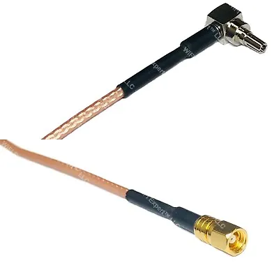 RG316 CRC9 MALE ANGLE To SMC FEMALE RF Cable Rapid-SHIP LOT • $11.24