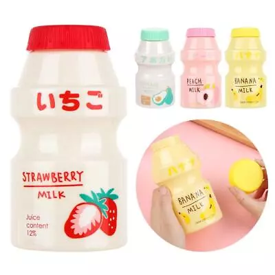 Kawaii Sports BPA Free Carton Travel Tea Cup Shaker Bottle Yakult Shape Plastic • $7.93