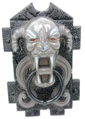 $15.96 • Buy Gargoyle Head Door Knocker Spider Animated Light Up Talking - H1