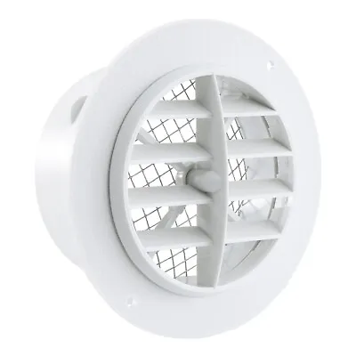 RecPro RV 4  Soffit Vent With Screen | Bath Fan Vent In White | Bathroom Exhaust • $9.95