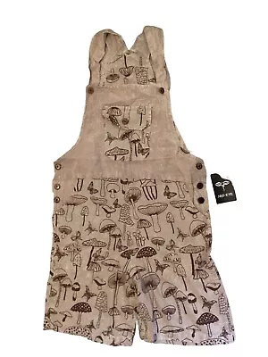 Short Mushroom Hippie Festival Overalls From Nepal S/M M/L Or XL • $39.95