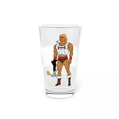 Flying Fists He-Man Pint Glass 16oz - Masters Of The Universe - MOTU • $21.99