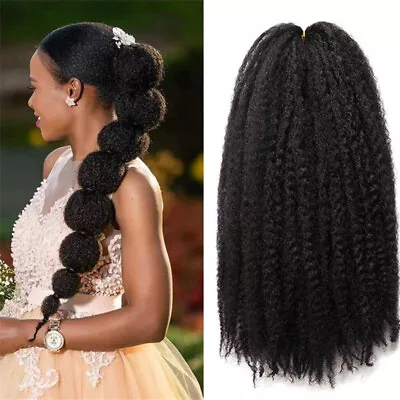 18  100g Marley Twist Braiding Hair Afro Kinky Twist Crochet Hair Braid Syntheti • $7.59