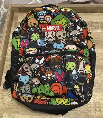 Marvel Comics Avengers Print Backpack School Book Bag Captain America Hulk New • $24.99