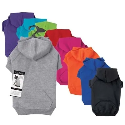 $19.99 • Buy Soft Comfy Basic Dog Hoodies By Zack & Zoey 9 Colors 6 Sizes