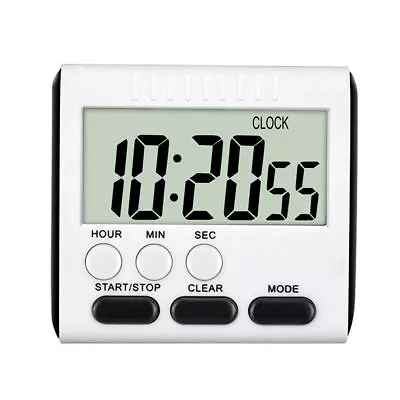 Large Digital LCD Kitchen Cook Timer Count-Down Up Clock Alarm Magnetic Tool • $3.93