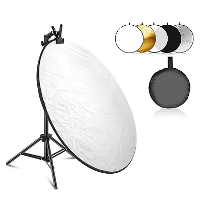 Neewer Studio 60cm Light Reflector Kit 5 In 1 Collapsible Round Reflector • $39.99