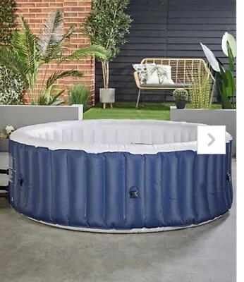 Inflatable Hot Tub 6 Person Round Spa Portable NEW • £230
