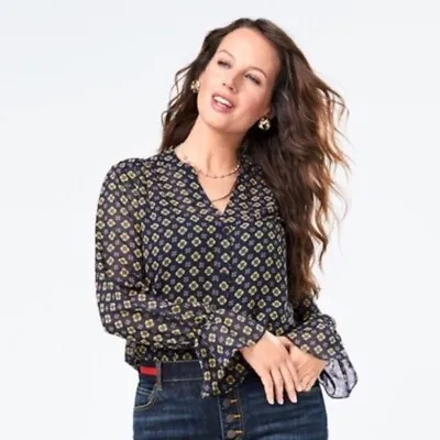 CABI 3772 Mosiac Blouse Small • $11.25