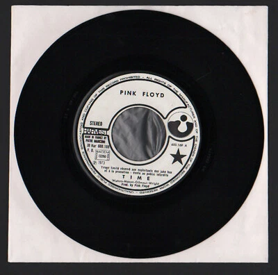 £25.77 • Buy 7  Pink Floyd Time / Breathe France Promo Juke Box 1973 Harvest F.d.  On Label