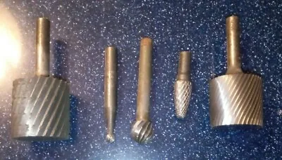 Rotary File Burr Cutting  Tool / Metal Grinding Various Sizes. Lot Of 5. • $35